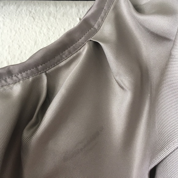 Silk Banana Republic One-Shoulder Ruffle Dress - Picture 8 of 8